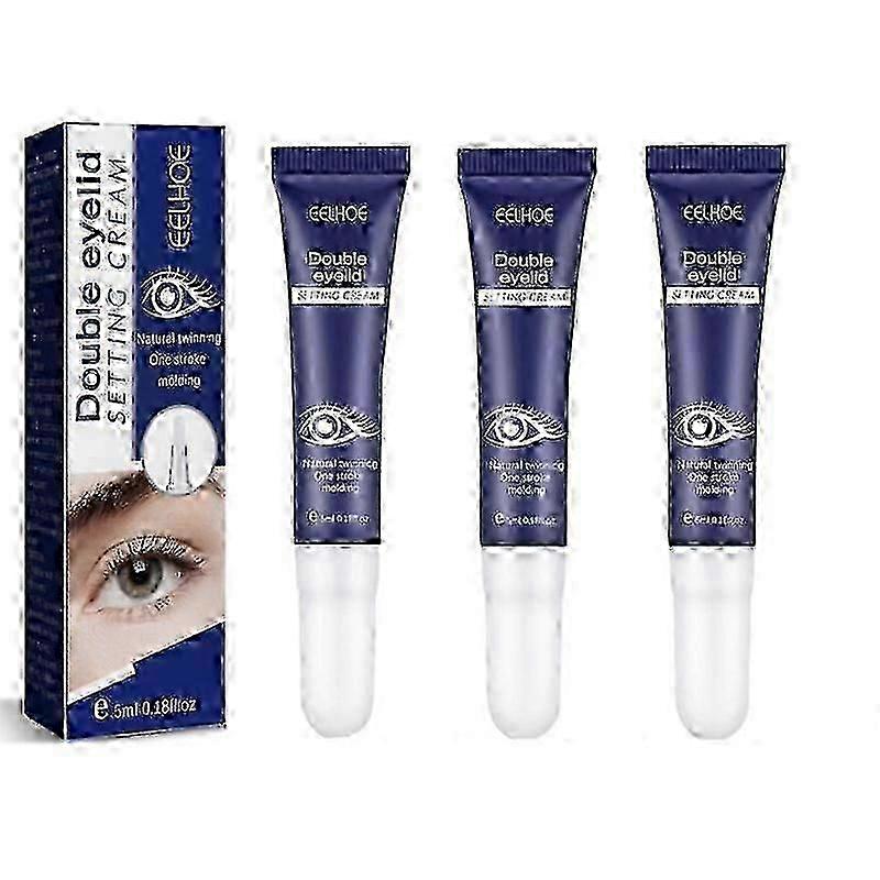 1/2/3Pcs Double Eye Lid Lifting Shaping Cream, lang wirkender unsichtbarer spurloser Kleber