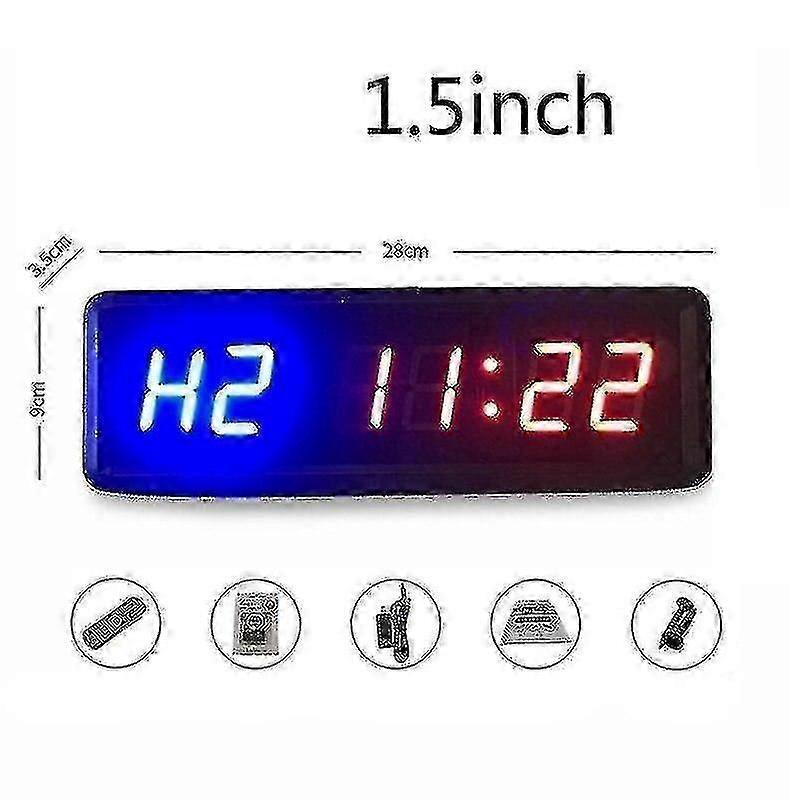 ジムのフィットネストレーニング理想的なインターバルタイマークロック(黒)のためのリモートとジムタイマーストップウォッチ