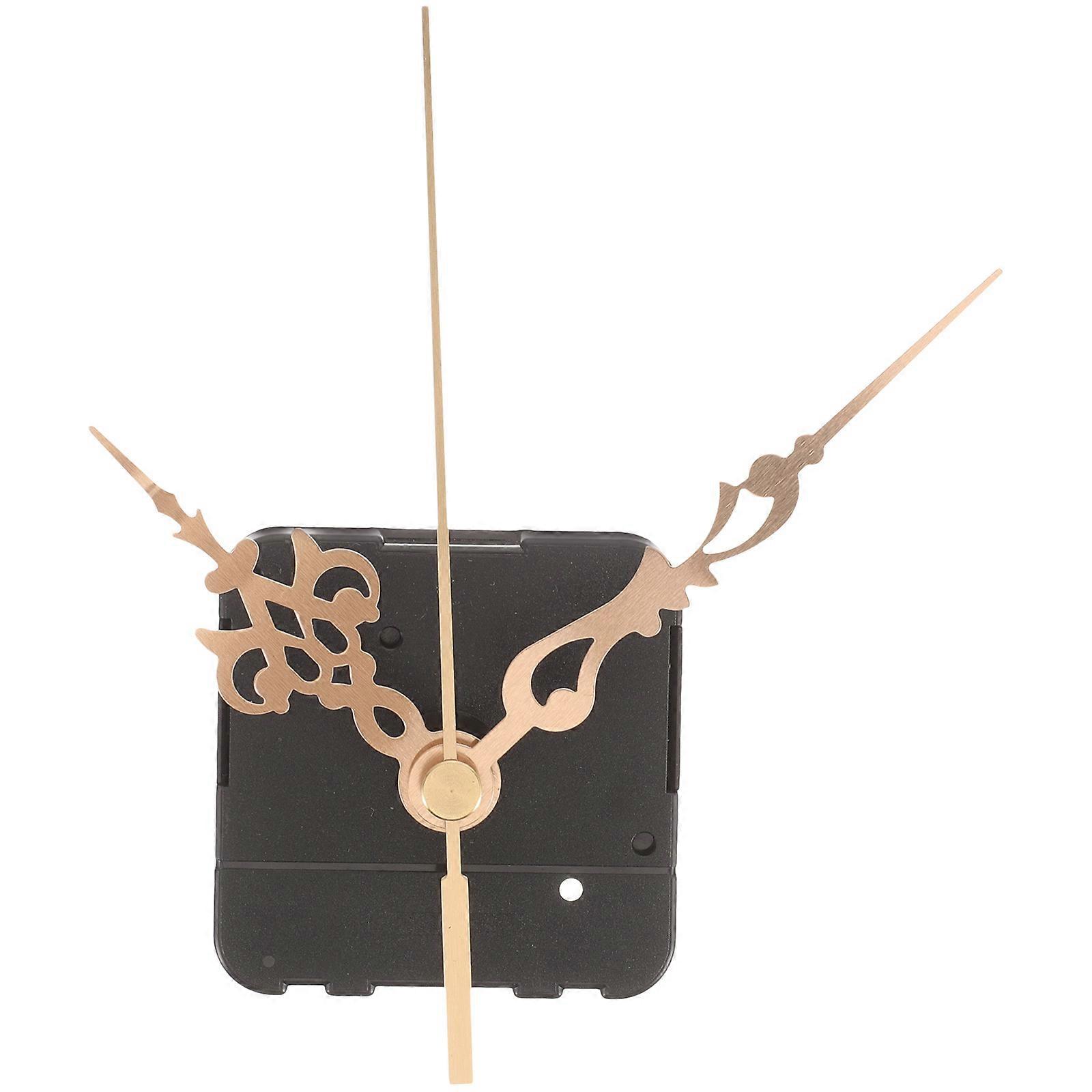 Clock Mechanism Counter-Clockwise Movement Diy Clock Making Golden 5.5X5.5Cm Reverse 1 Set