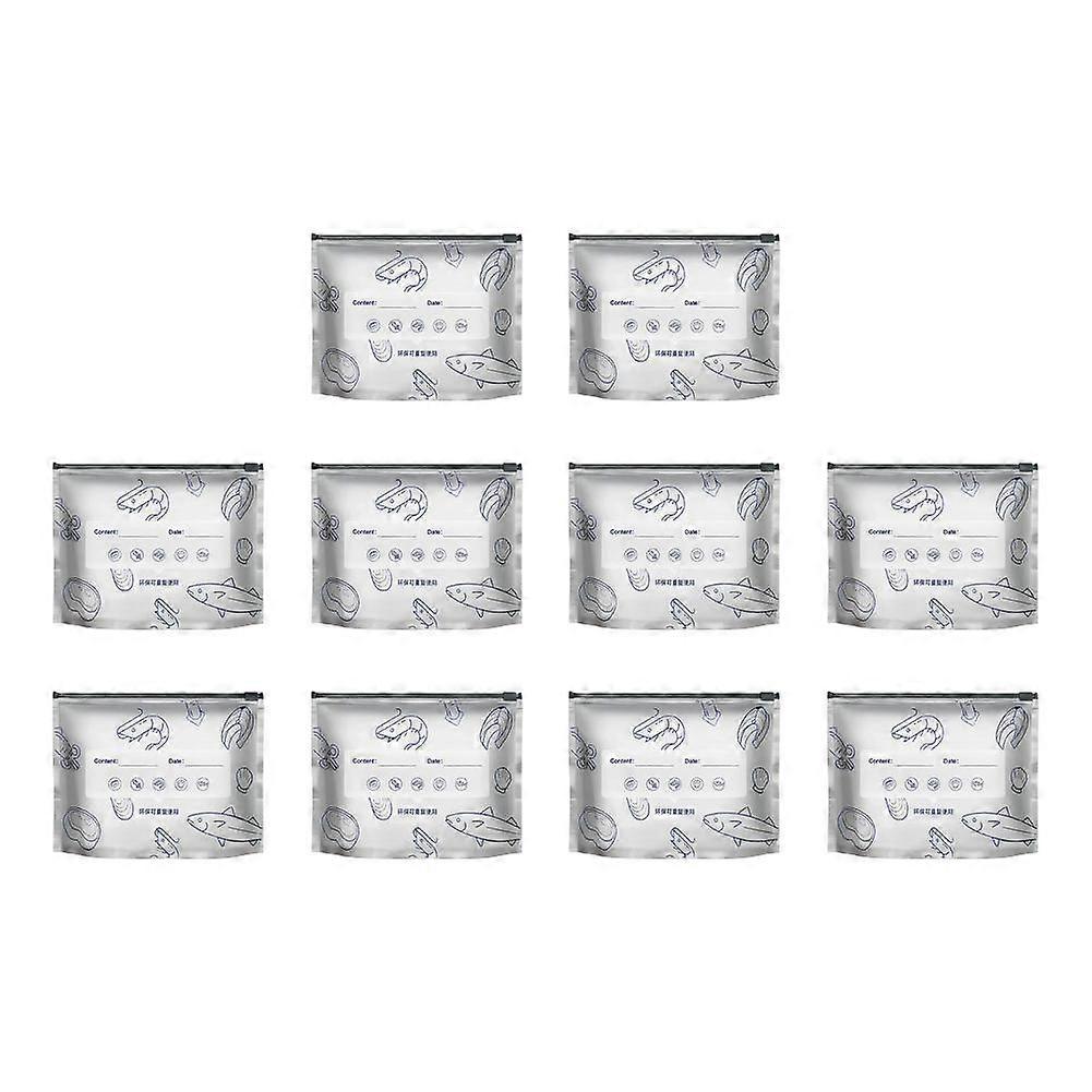 Aluminum Foil Antibacterial And Fresh-Keeping Frozens Zipper Self Sealing Bag