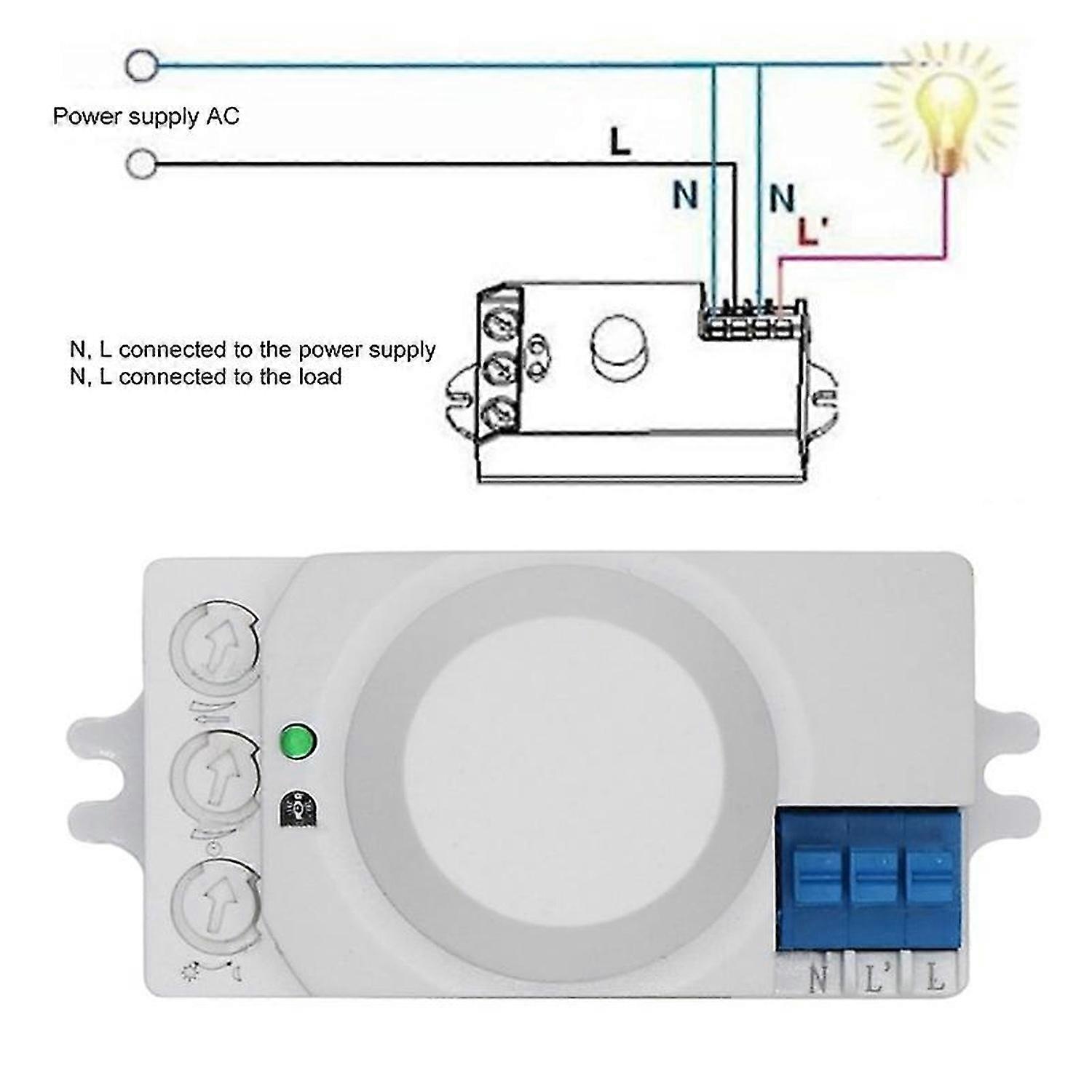 Motion Sensor Sensor Switch Led 360 Degree Human Body Sensor Light Switch Smart Home