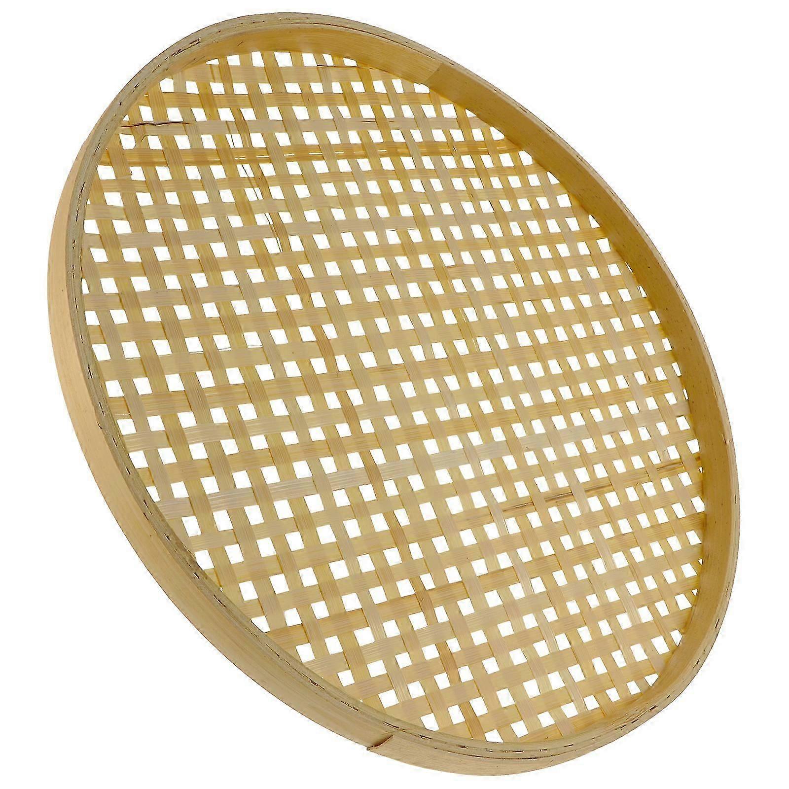 Bamboo Weaving Sieve Premium Bamboo Sieve Multi-functional Bamboo Sieve