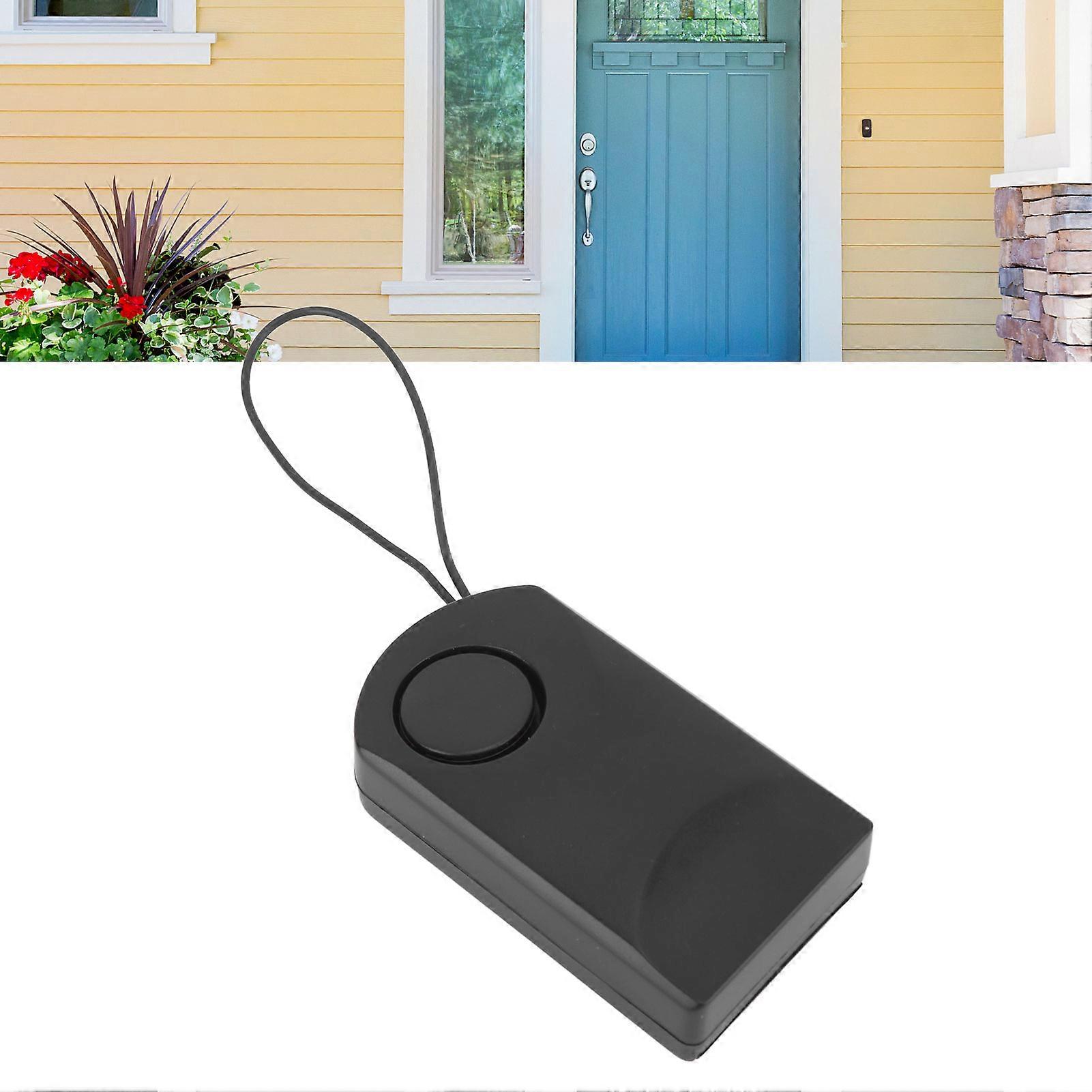 Door Alarm Sensor 120db Loud Wireless Door Alarm Hanging Contact Sensor Black Alarm 