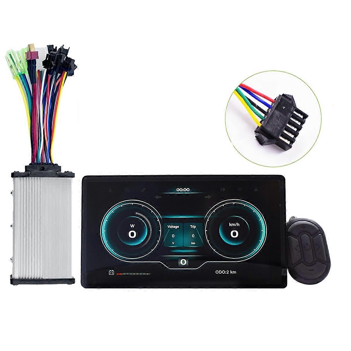 H8 Electric Bicycle Lcd Display+Controller Screen Projection Navigation Digital Stopwatch Speedomet