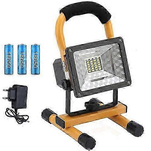 Outdoor Rechargeable Handheld LED Work Light Spotlight Searchlight Camping Lantern Construction Lamp