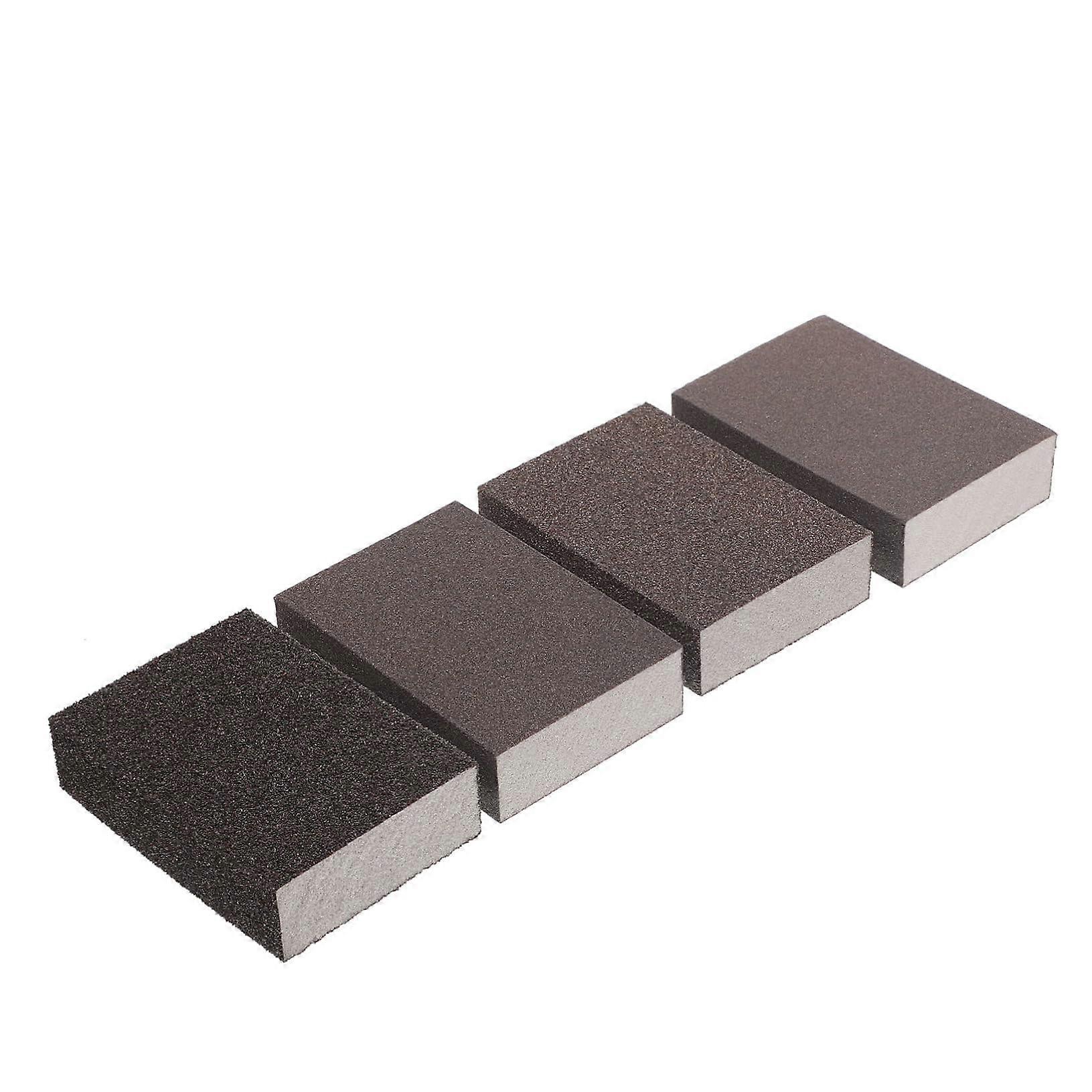 Sanding Block Pack Of 4 Abrasive Sponge Block Model Polished Plastic For Wood Ceramic Furniture Clay Sanding