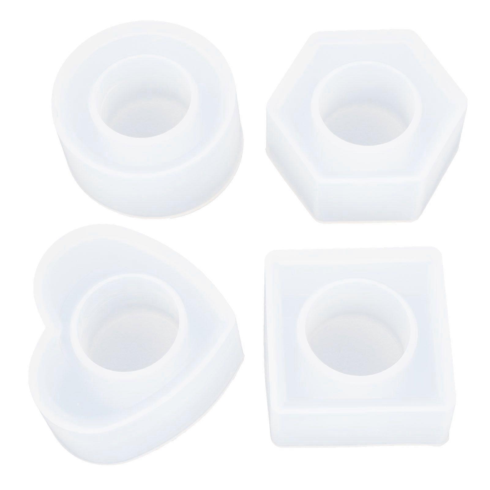 2025 Latest Model  Crystal Epoxy Storage Box Mold DIY Hexagonal Round Square