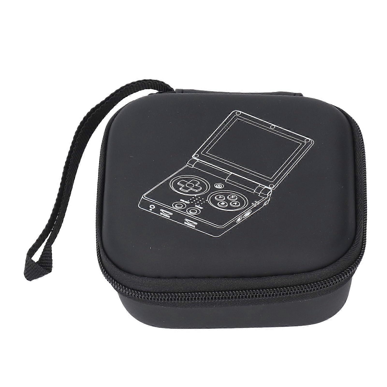Game Console Case with Multiple Layers, Portable PU Leather Organizer Bag for Game Accessories, Compatible with All Models