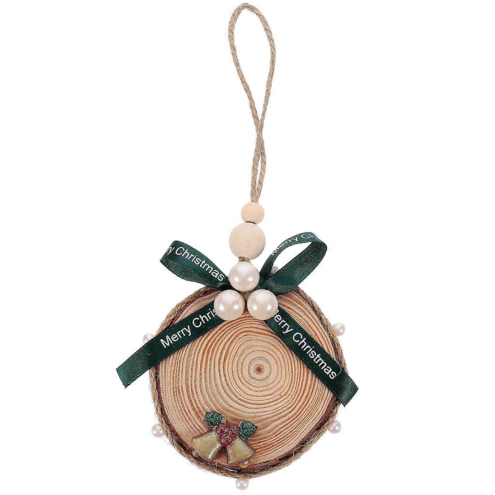 Christmas Tree Hanging Ornament present Multi 8x8x1cm Christmas Pendants Families 1Pack