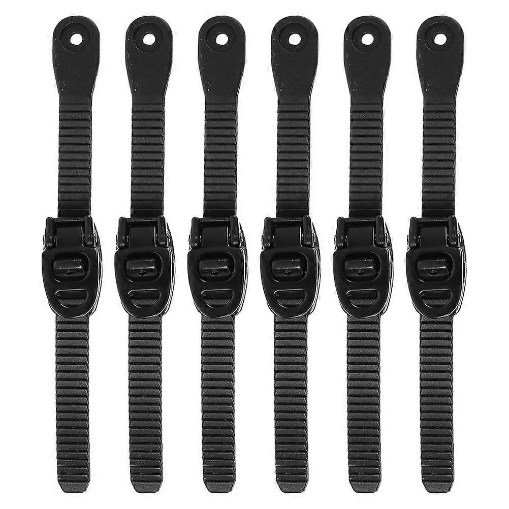 Ice Skate Leash Durable for Skating Enthusiasts Adjustable Fit for Roller Skates Ice Skates and Ski Boots 6Set