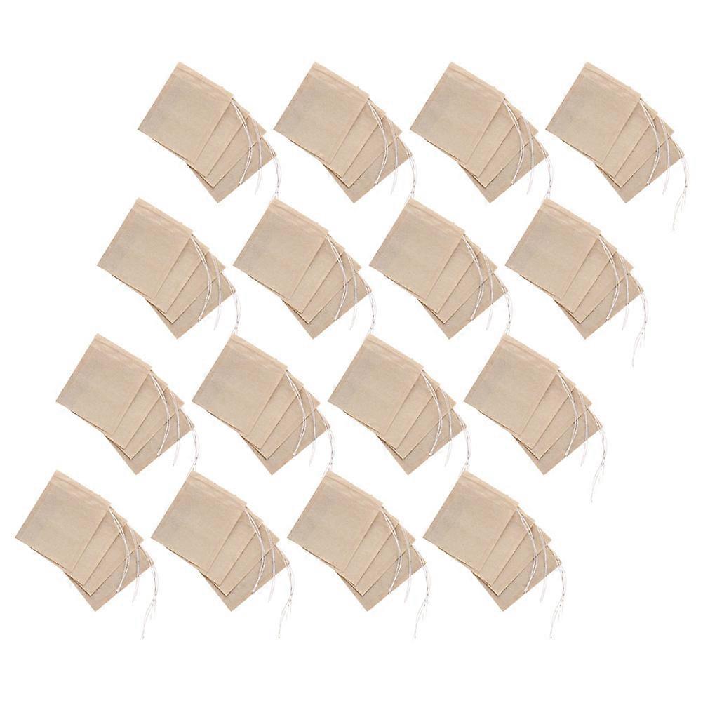 200pcs Disposable Tea Filter Bags Empty Strainer Bags for Loose Leaf, Herbal Tea, Soup & Spices Brewing, Strong Penetration for Quick Steeping