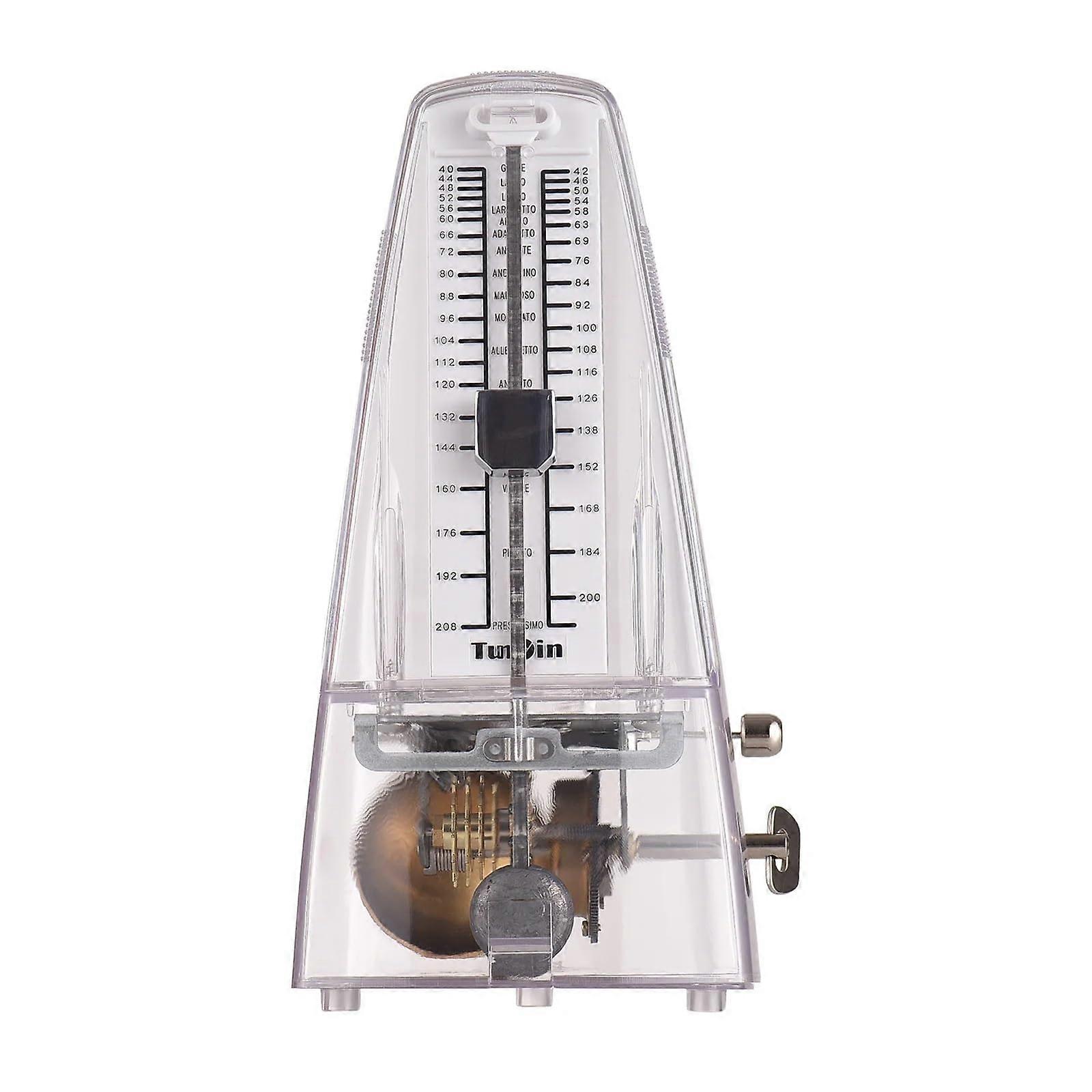 Mechanical metronome, portable metronome, adjustable beat speed, lightweight, loud sound for piano, guitar, drum, guzheng.