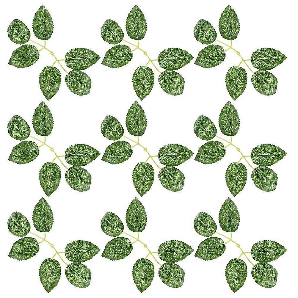 Simulation Leaf Artificial Rose Buds Photography Home Decor 50Pcs
