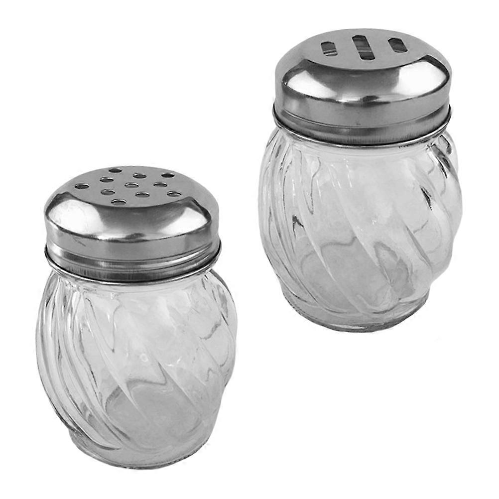 Here's a refined and professional product description for your **2pcs Kitchen Glass Spice Jars with Multi Function Design**:
### 2 Pack Glass