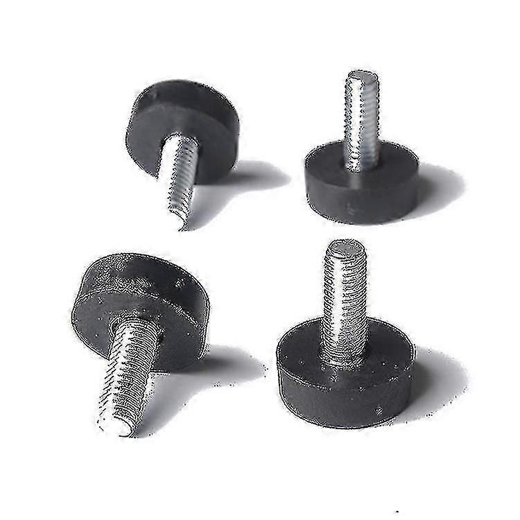 Set of 20 Adjustable Furniture Leveling Feet 8 x 24mm with Threaded Rod and Screw-on Design