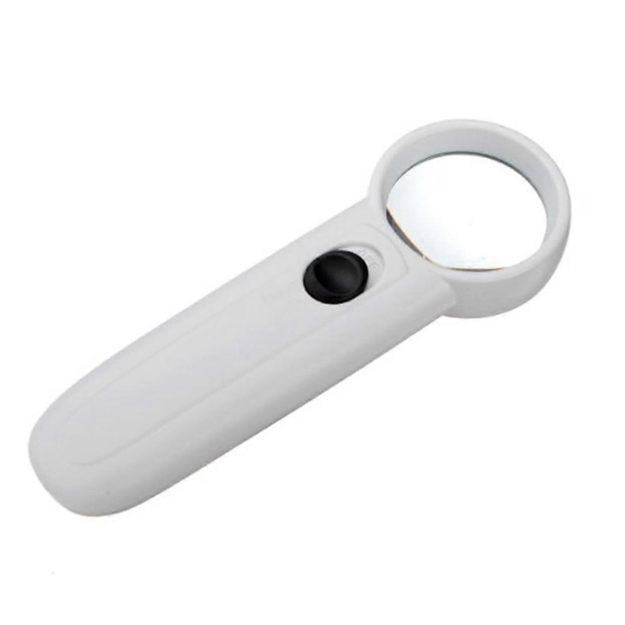 Handheld Magnifying Glass with LED Lights, Card Reading Magnifier and Jewellery Magnifying Glass for Precise Details for Jewellers and Hobbyists