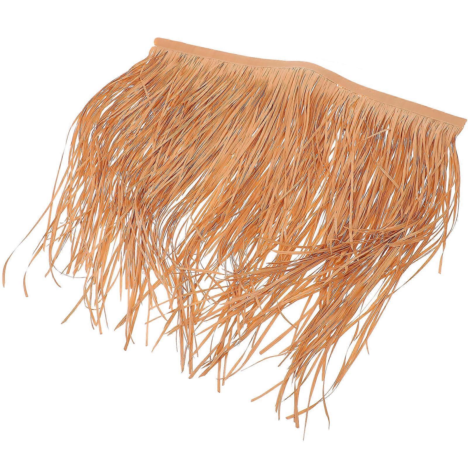 Artificial Thatch Roof Decoration DIY Flame Retardant Straw Garden Landscaping Rustic Farmhouse Style No Maintenance