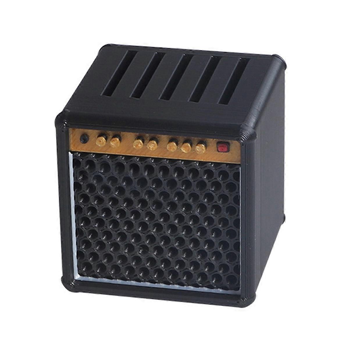 Guitar Pick Holder 3D Printed Large-Capacity Portable Black