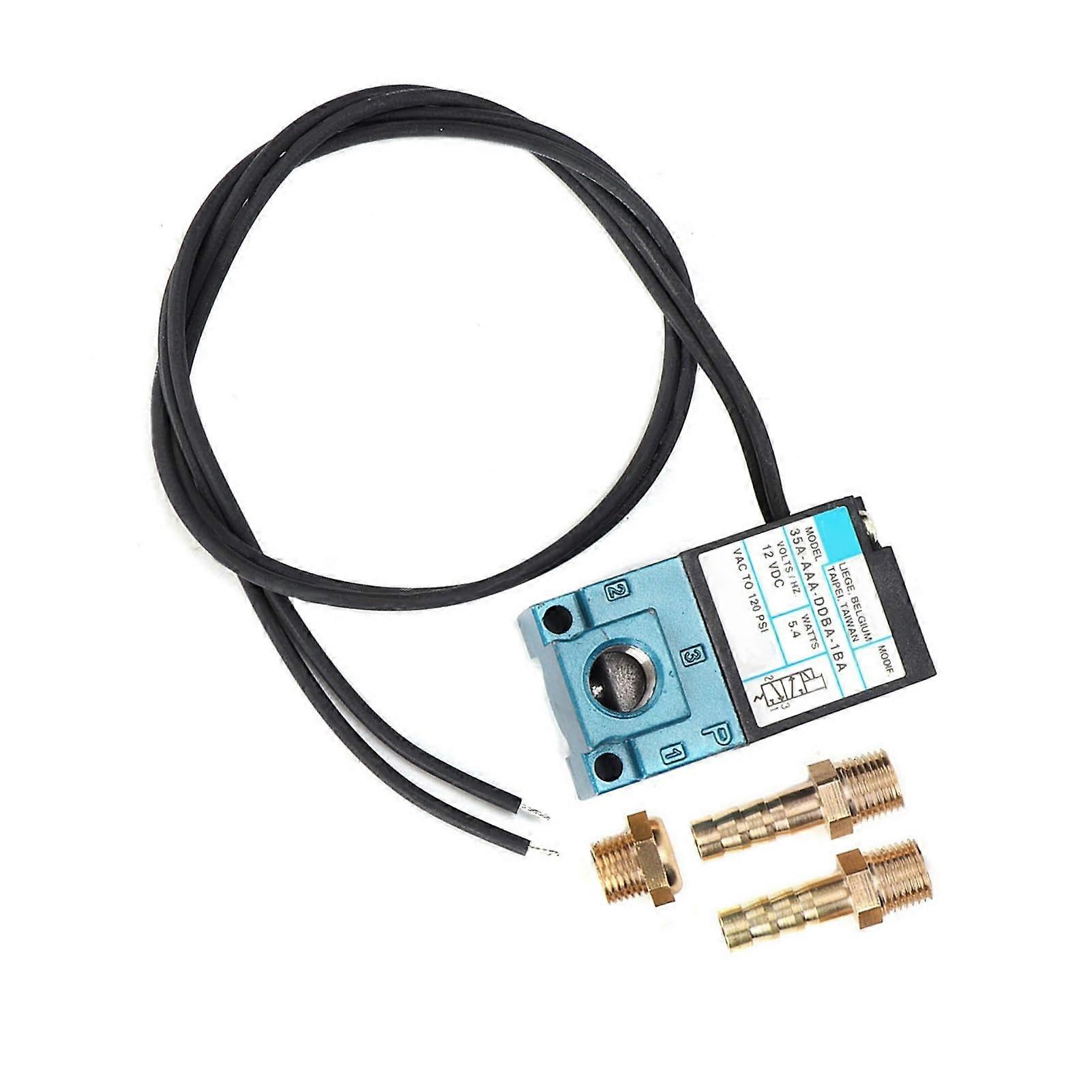 Fast Boost Targeting 3 Port Solenoid Valve for Turbo Control, Compatible with Haltech, Motec, Turbosmart, Cobb Tuning