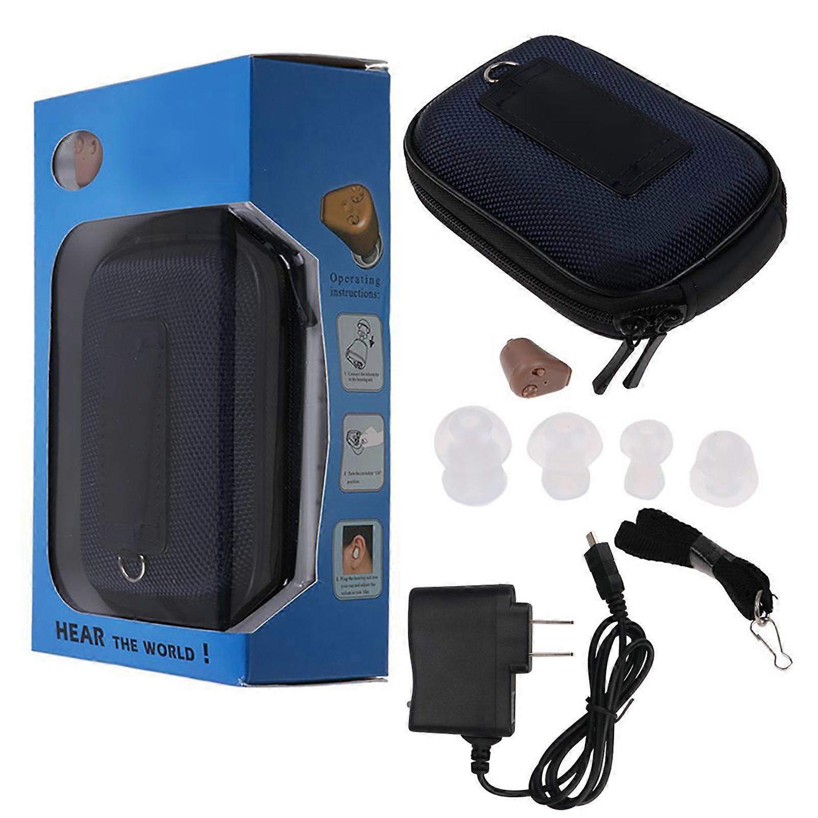 Sound Amplifier Headphone ABS Housing Low Noise Controllable Volume Digital Hearing Device for Elderly