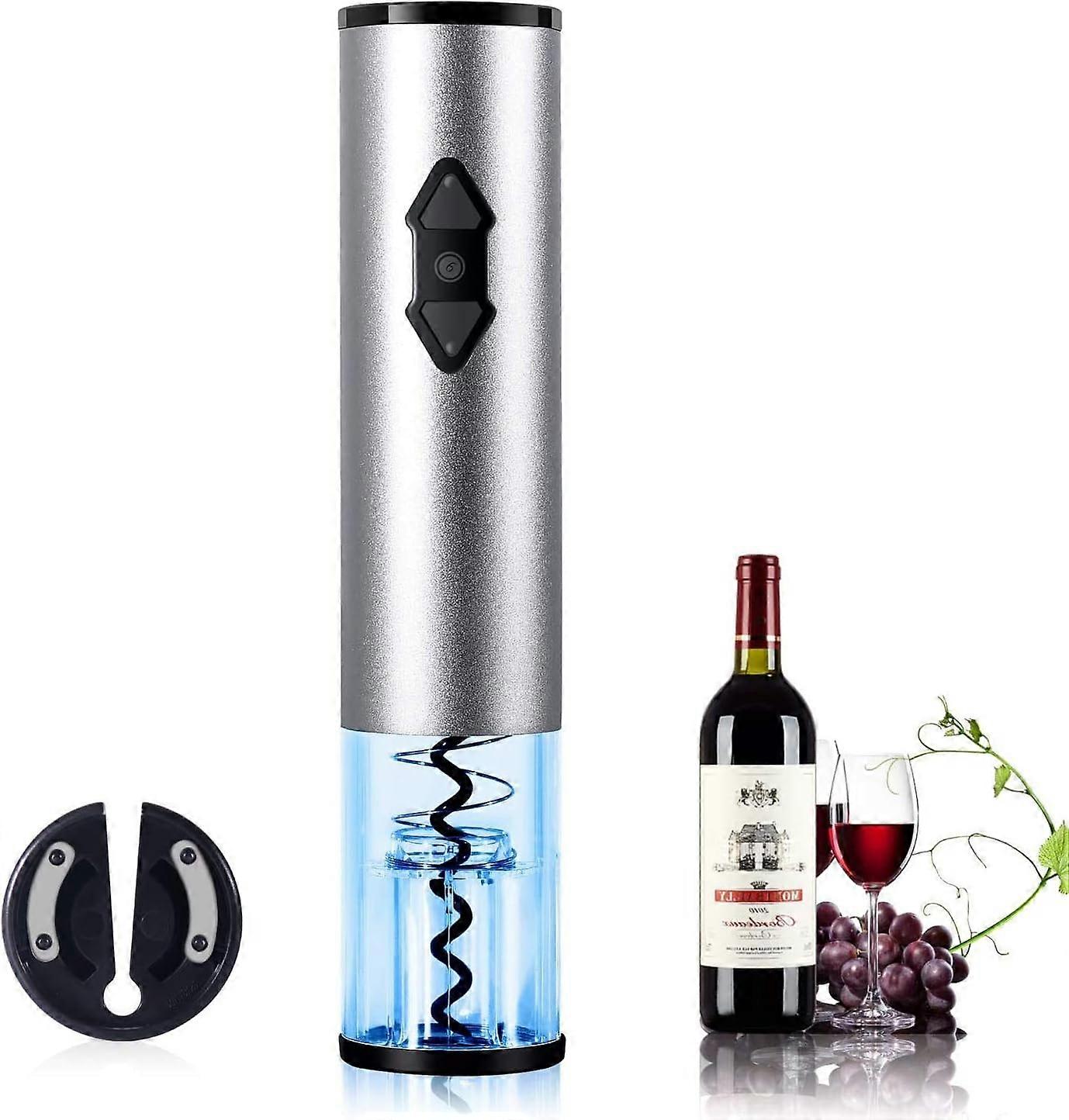 HG Electric bottle opener, cordless wine bottle opener kit with foil cutter