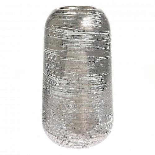 Hestia Silver Swirl Vase 24cm