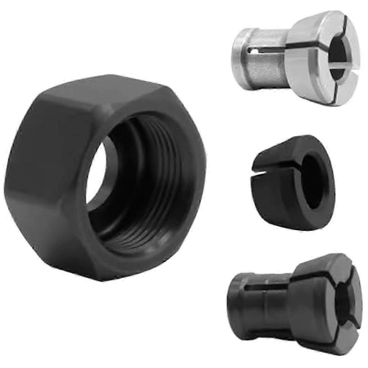 Makita Trim Router Collet Kit 1/4" (6,35 mm) til RP0900 RT0700C RT001G RT0701C RP2301FCXK DRT5 - 763637-1