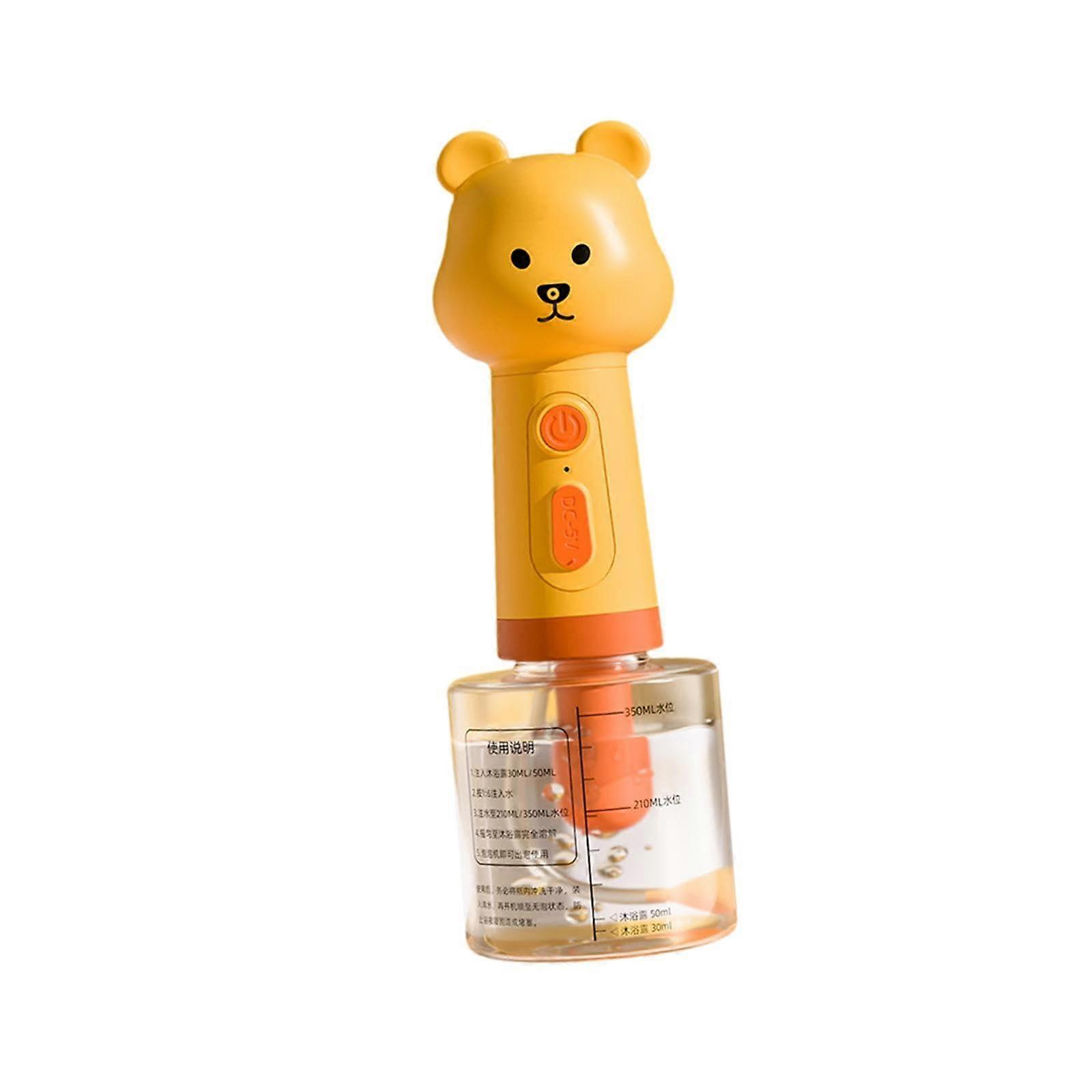 Dog Shampoo Dispenser, Automatic Bath Spray, Cartoon Design for Cats and Dogs, Home Use, Easy to Clean