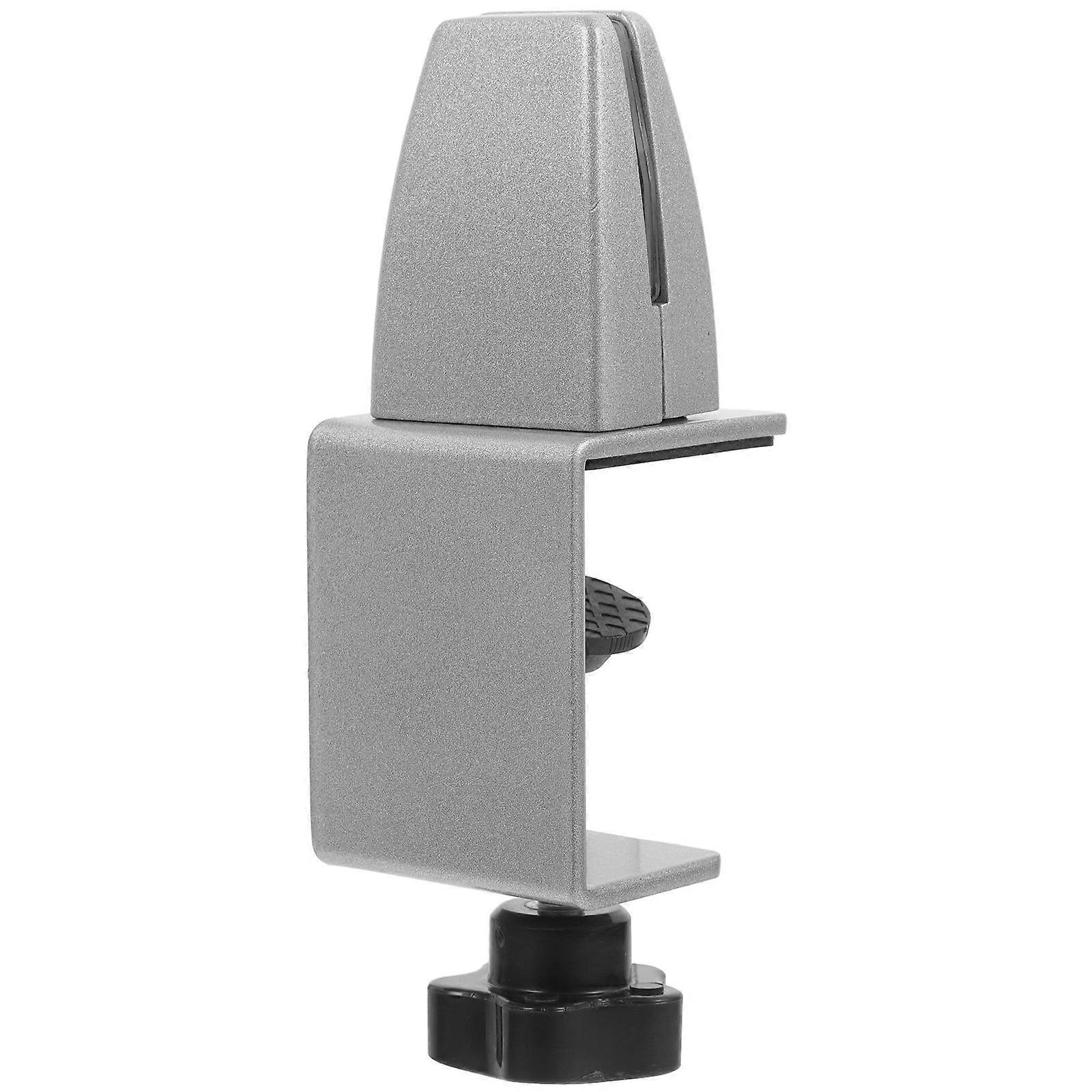 Glass Partition Clamp B-shaped Adjustable Design Aluminium Alloy Office Environment Desktop Space Separation 1Pack