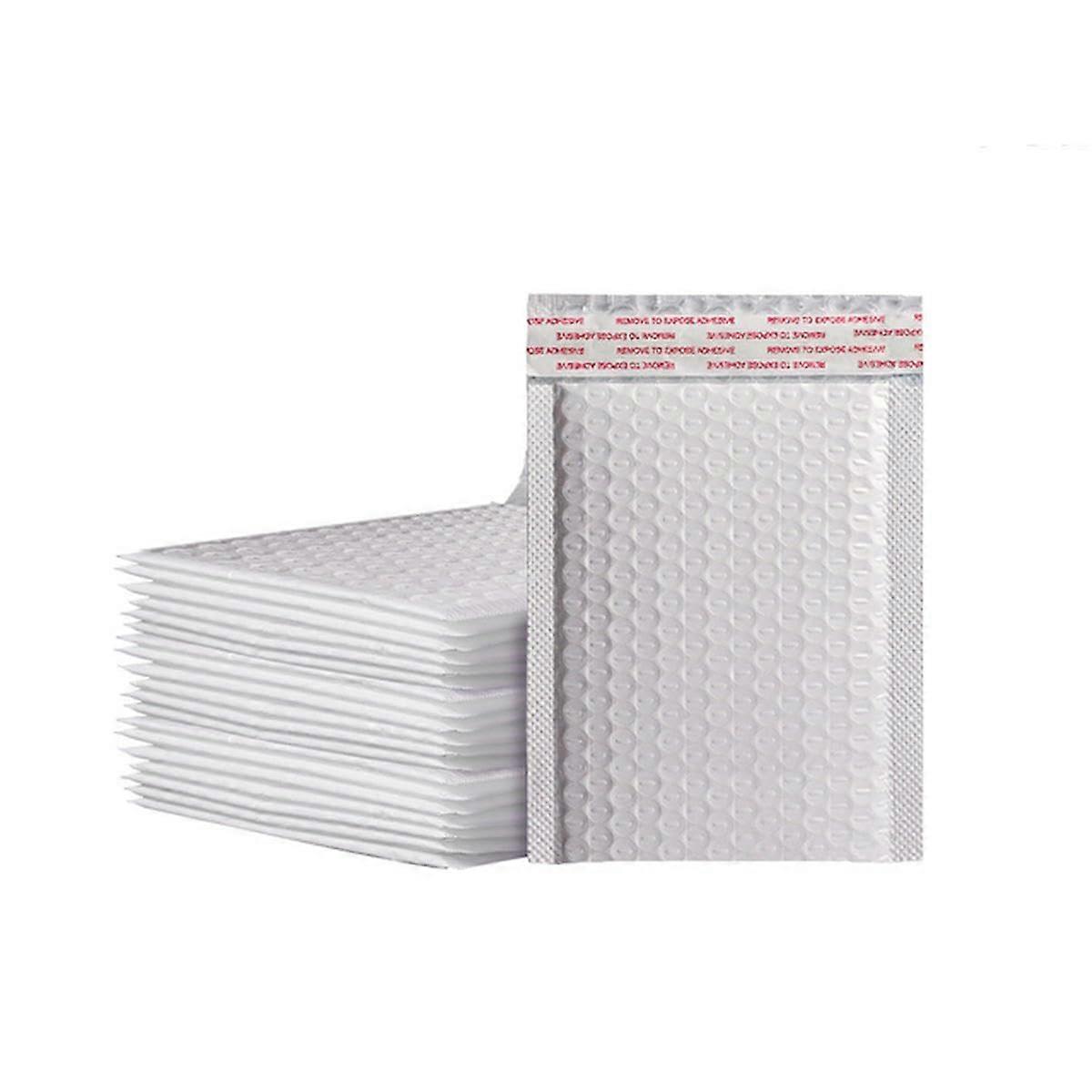Black Foam Envelopes Self-Adhesive Pack Of 50 Padded Mailing Envelopes With Bubble Mailers 13x18cm White