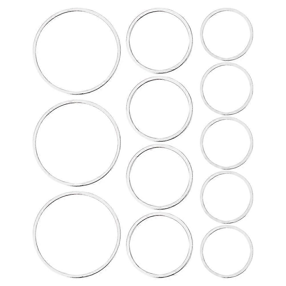 Here's a polished and engaging product description based on your input:
**60pcs Geometric Round Ear Drop Pendants – Premium DIY Jewelry Charms