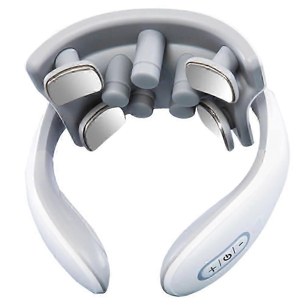 Portable Neck Relaxer Massager with Heating Function - Intelligent Deep Tissue Therapy Device for Travel and Home Use