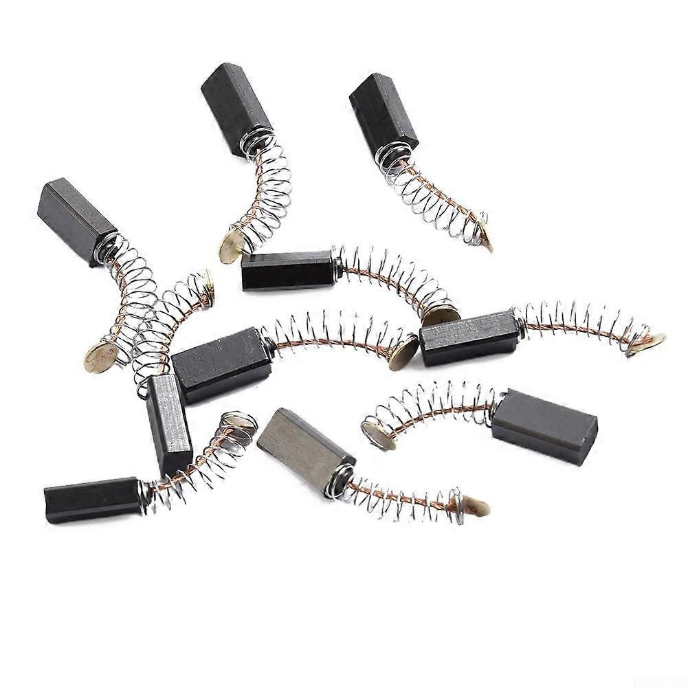 Electromotor Replacement Carbon Brushes 10-Piece Set Durable Reliable Wear-Resistant Compatible with Various Models