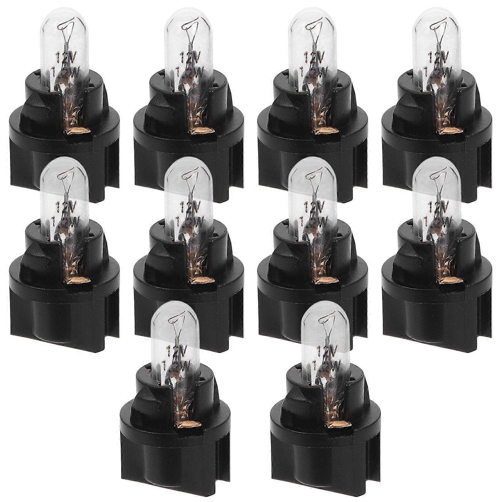 Dashboard Panel Lighting Bulb Plastic Dustproof Adverse Weather Conditions 10Set