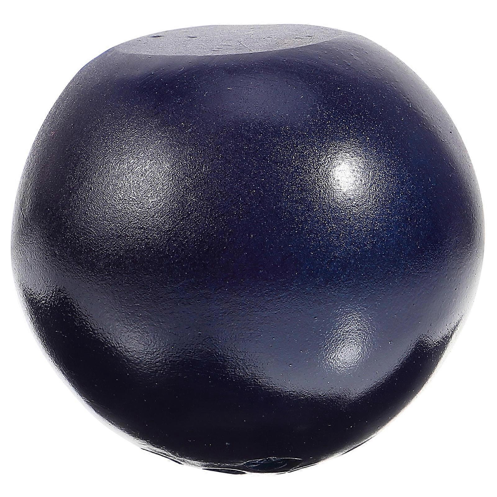 Elegant Dark Blue Resin Flower Vase for Storage Use with Stable Base and Creative Spherical Shape