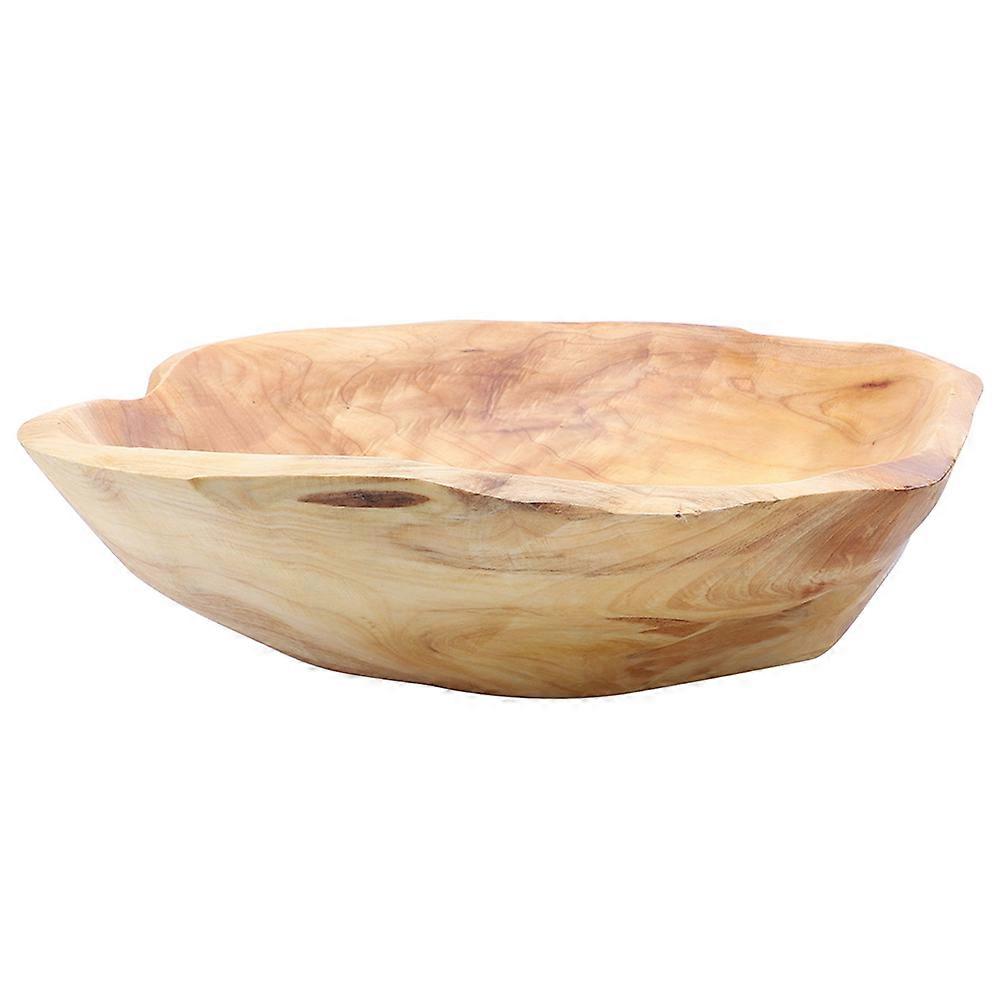 Here's a refined and appealing product description for your **Natural Wood Serving Bowl / Rustic Fruit Plate**:
### 🌿 Natural Wood Serving Bowl