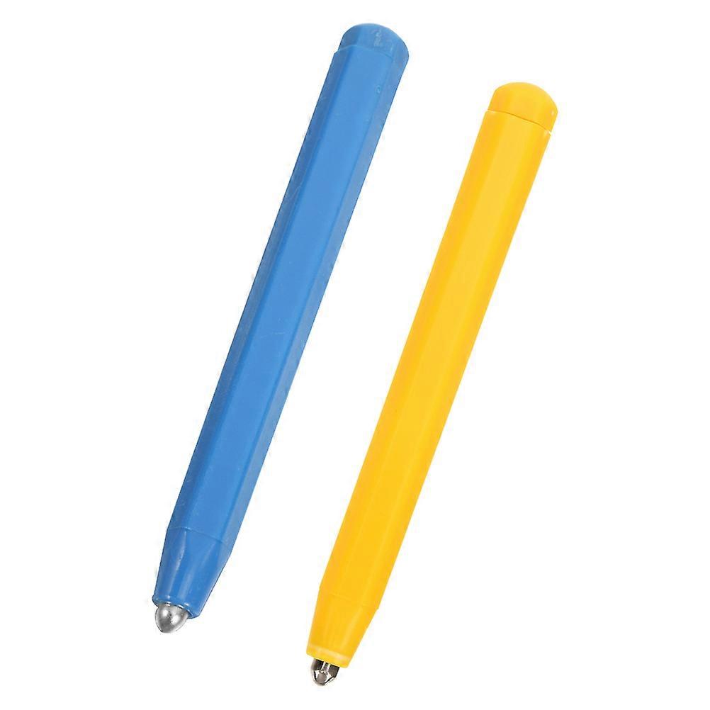 Replacement Writing Board Pens Plastic Magnet Drawing In Any Setting Assorted Color 2Pcs