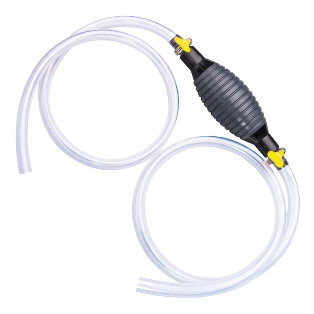 1Satz Manual Oil Extraction Pump with Flexible Hose for Gasoline, Water, and Liquids, Portable and Durable for Autos and Camping