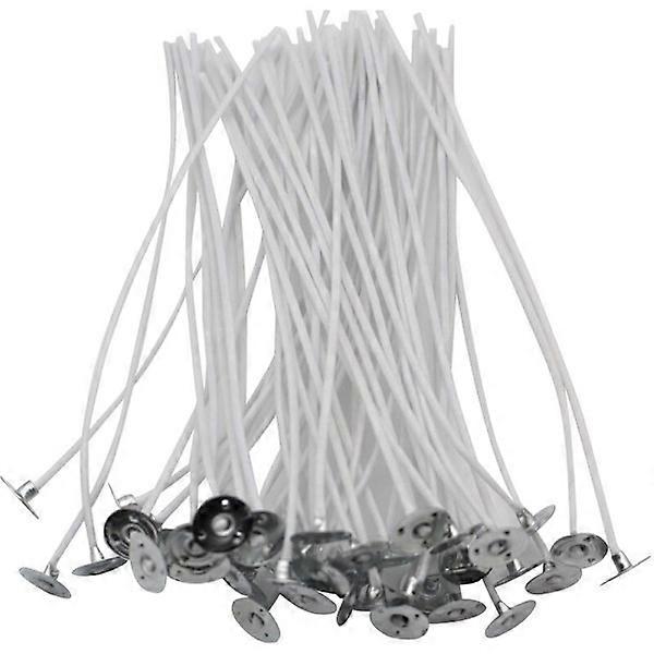 50 قطعة / حزمة 24 خيوط 10 سم فتيل DIY شمع الصويا مادة الشمع الأساسية خط معطر أداة الشمع ملحقات الغرفة.