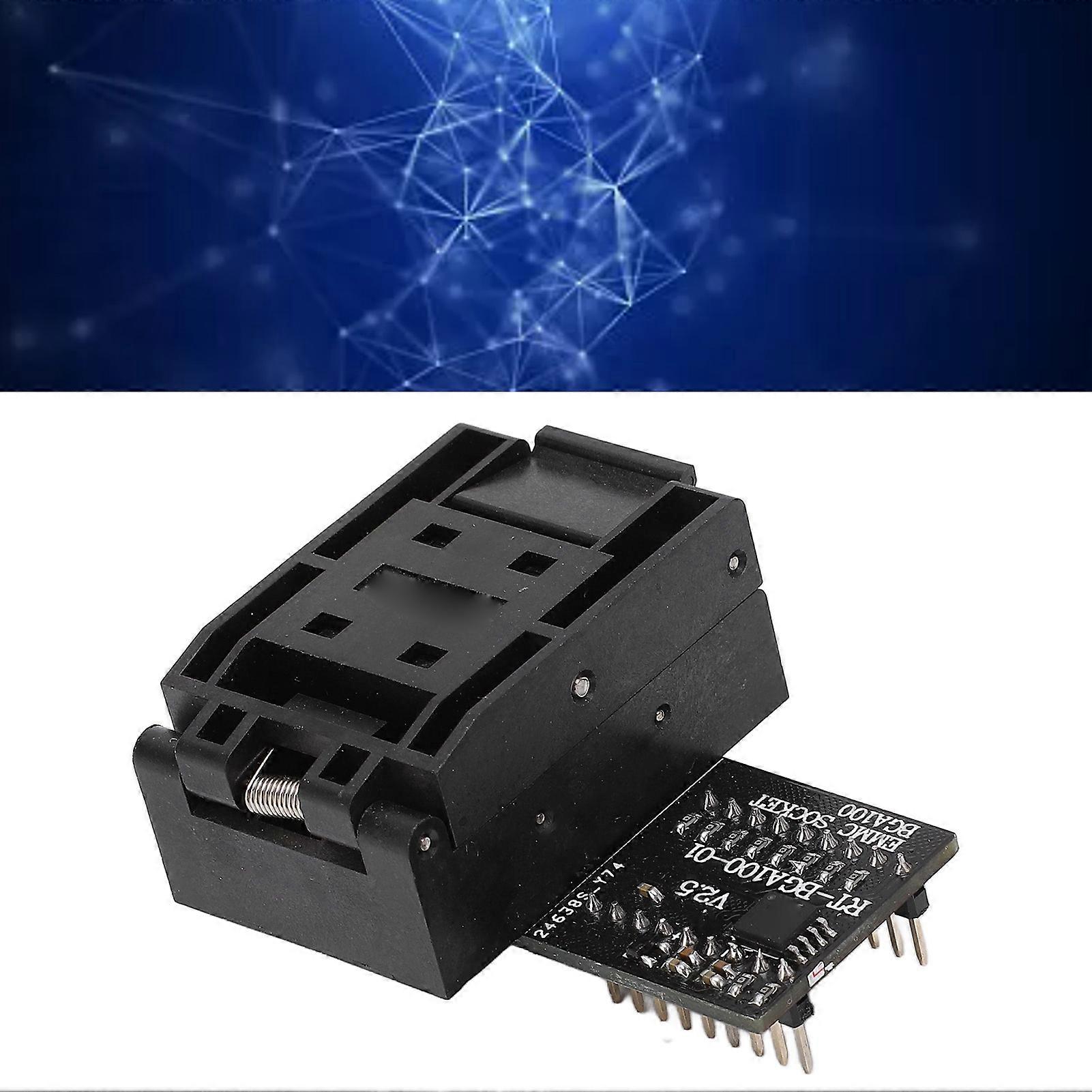 Burn in Socket Car Navigation Audio EMMC Adapter Encoder Parts BGA100 for RT809H 