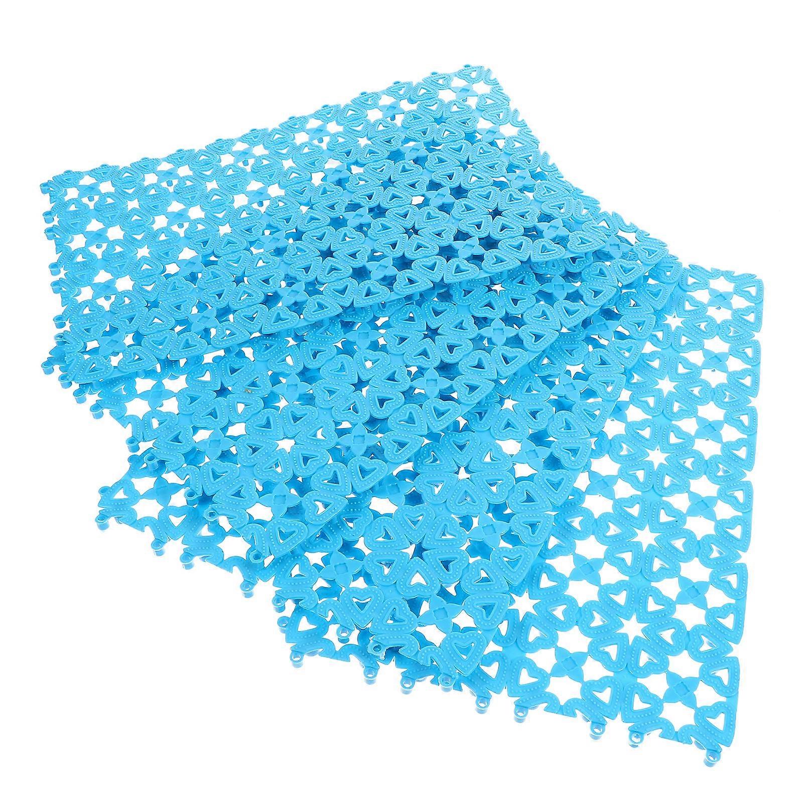 4Pcs Non-Slip Splicing Pet Cage Mats Plastic Mat 30x20cm Ideal For Bathroom and Living Room Use