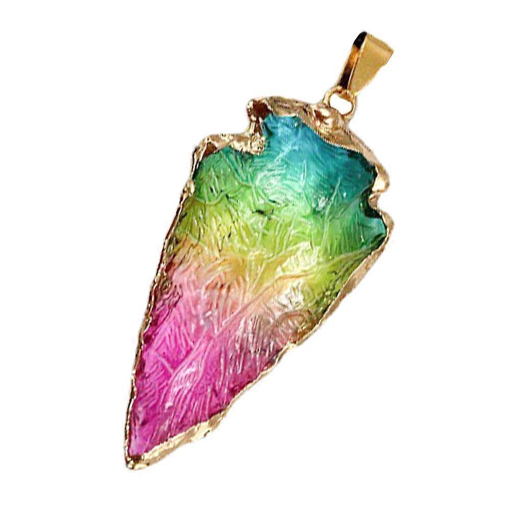 Colorful Triangle Stone DIY Pendant – Lightweight Durable Gemstone Accessory for Jewelry, Keychains, Handbags, and Creative Crafting Decor
