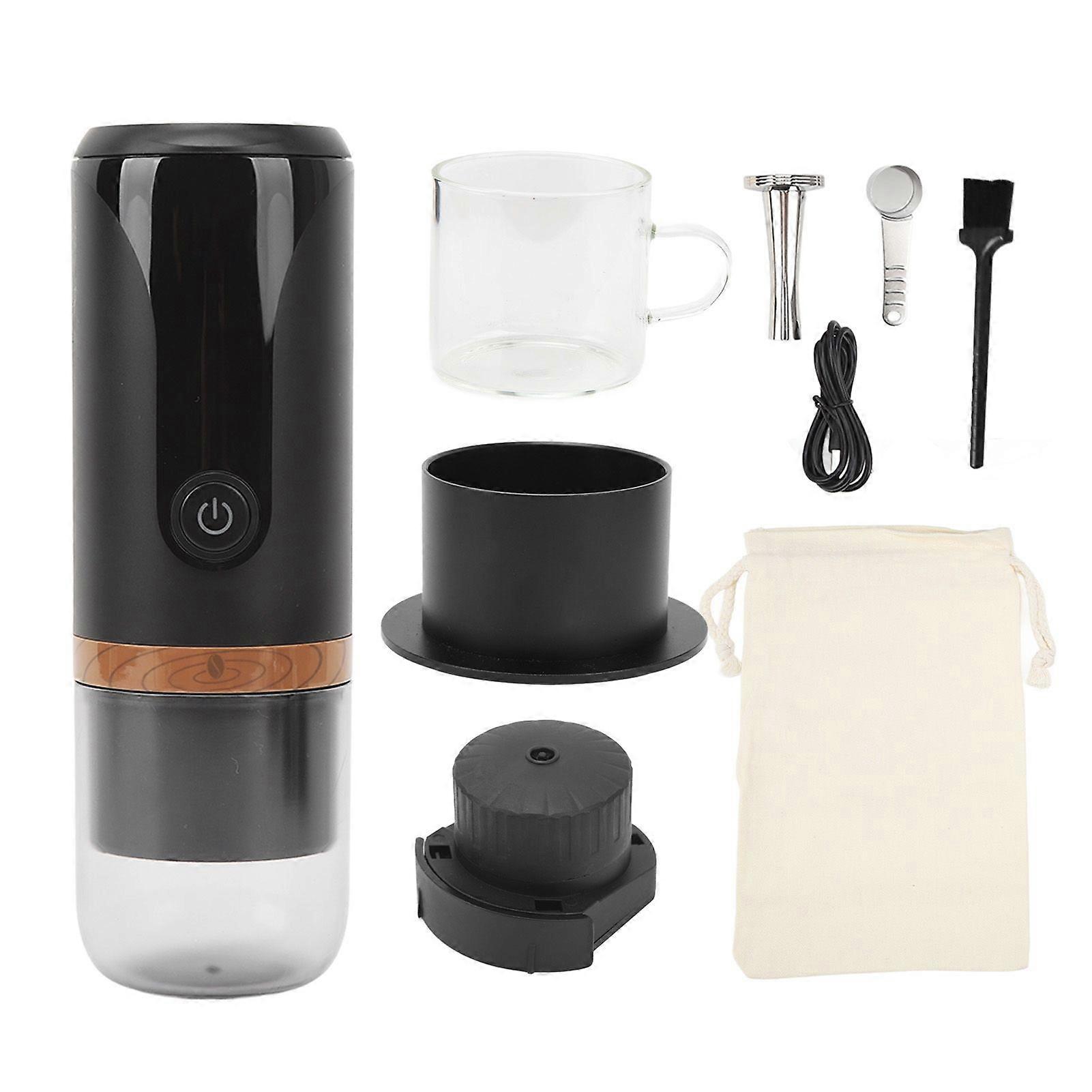 Portable Coffee Machine Rechargeable Type C Full Automatic Capsule Coffee Maker Machine 2400mAh