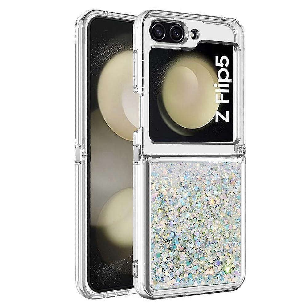 Galaxy Z Flip5 5G Glitter Case ScratchResistant, Shockproof TPU Cover
