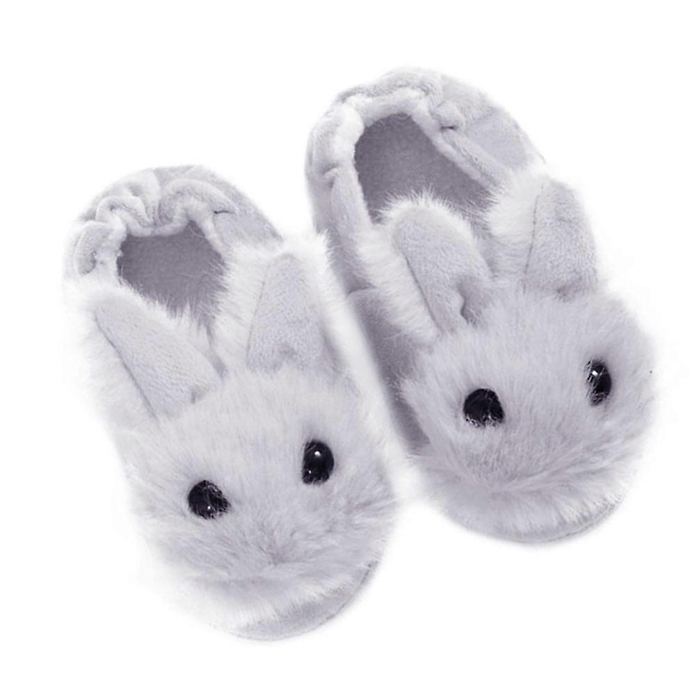 1pair Adorable Rabbit Design Non Slip Slippers for Comfortable Winter Indoor Use with Skid Resistant Sole for Boys