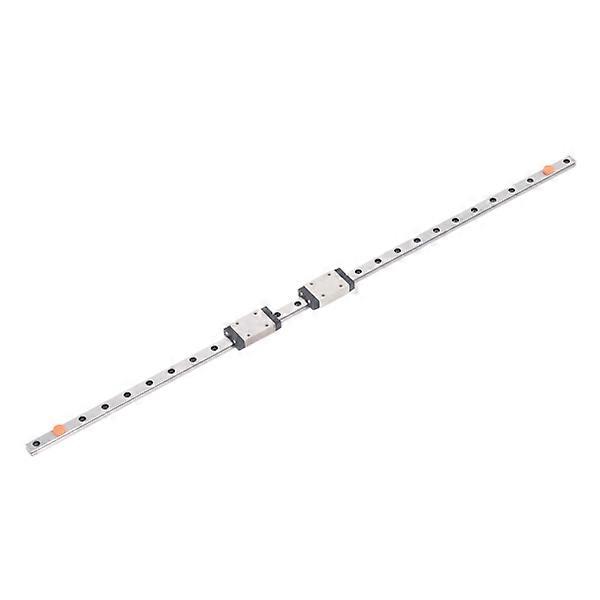 Linear Guide Rail Miniature Linear Bearing Slider Kit MGN7H with 2pcs Slide Block for 3D Printer and CNC Parts 500mm / 19.69in.