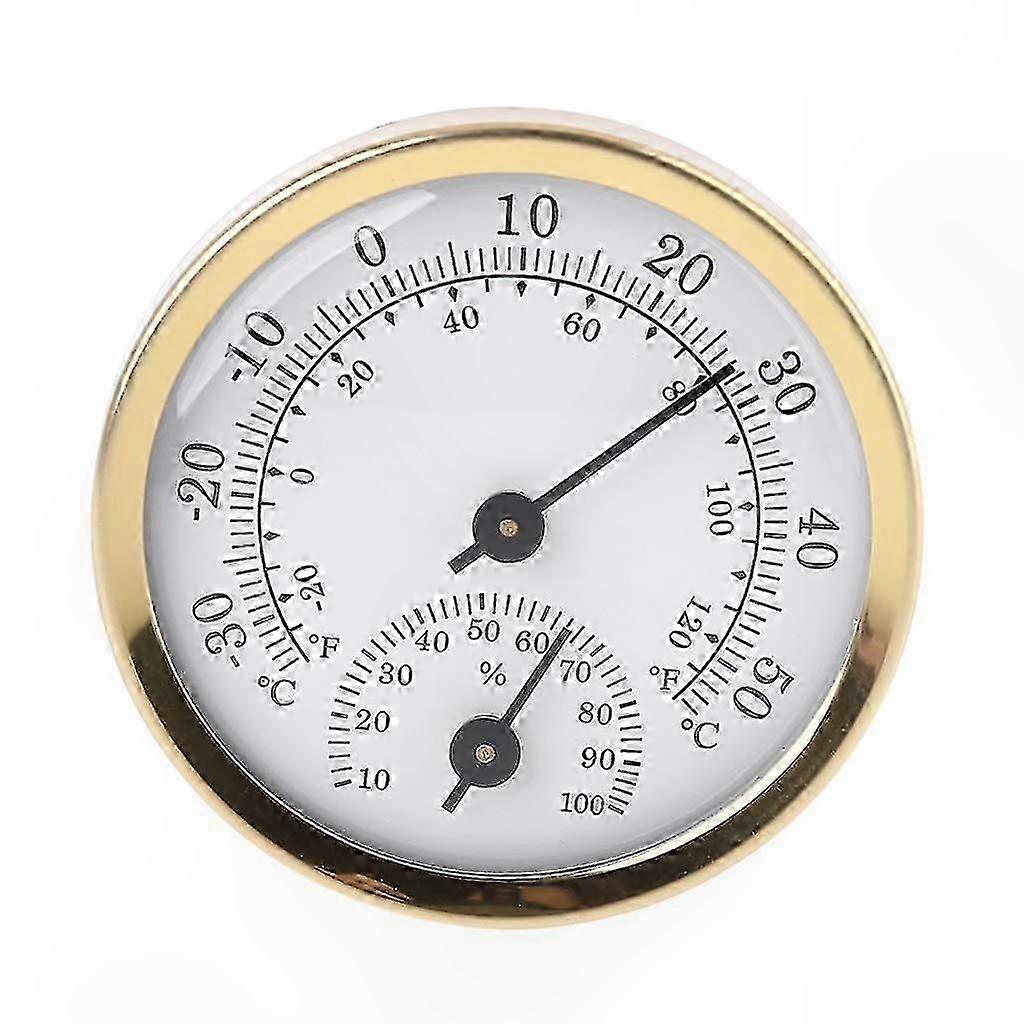 Household Analog Thermometer Hygrometer for Indoor Temperature and Humidity Monitoring, 58mm Dial Size