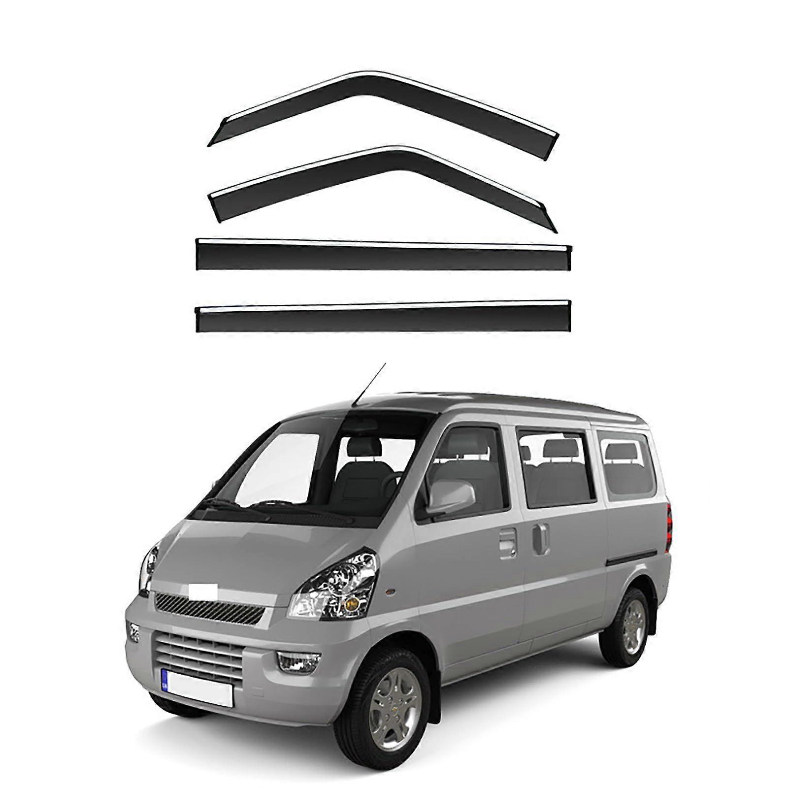 Auto Windabweiser 4 Pcs Set Compatible with Chevrolet Move N300 2008-2023 Rain-Resistant Window Deflectors