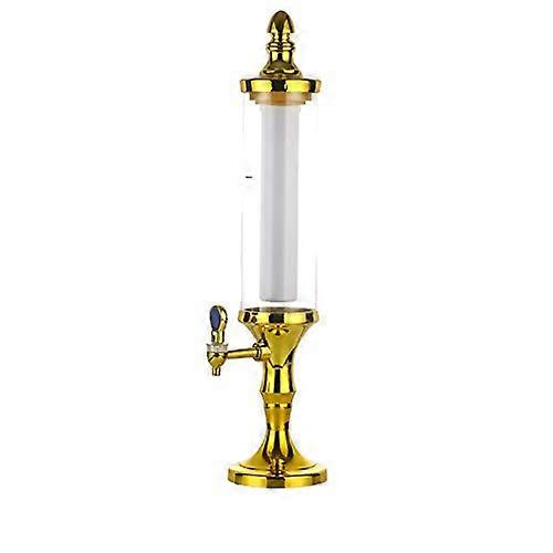 Table Beer Dispenser Cooler With Ice-Tube Faucet And LED Lights For Bar Parties, Home Buffets, And KTV Entertainment