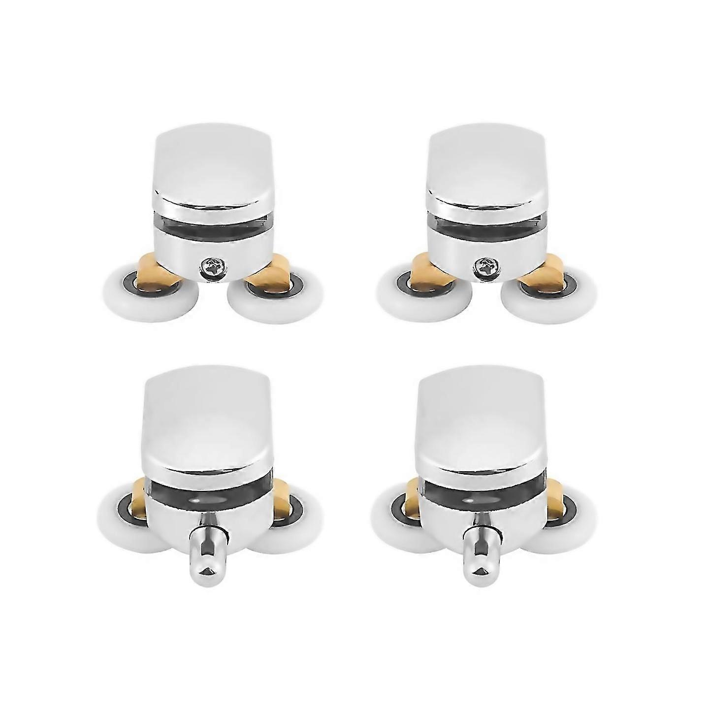 4pcs 23mm Shower Door Rollers Sliding Shower Doors Wheels Replacement Roller Runner Wheel 2 Top 2